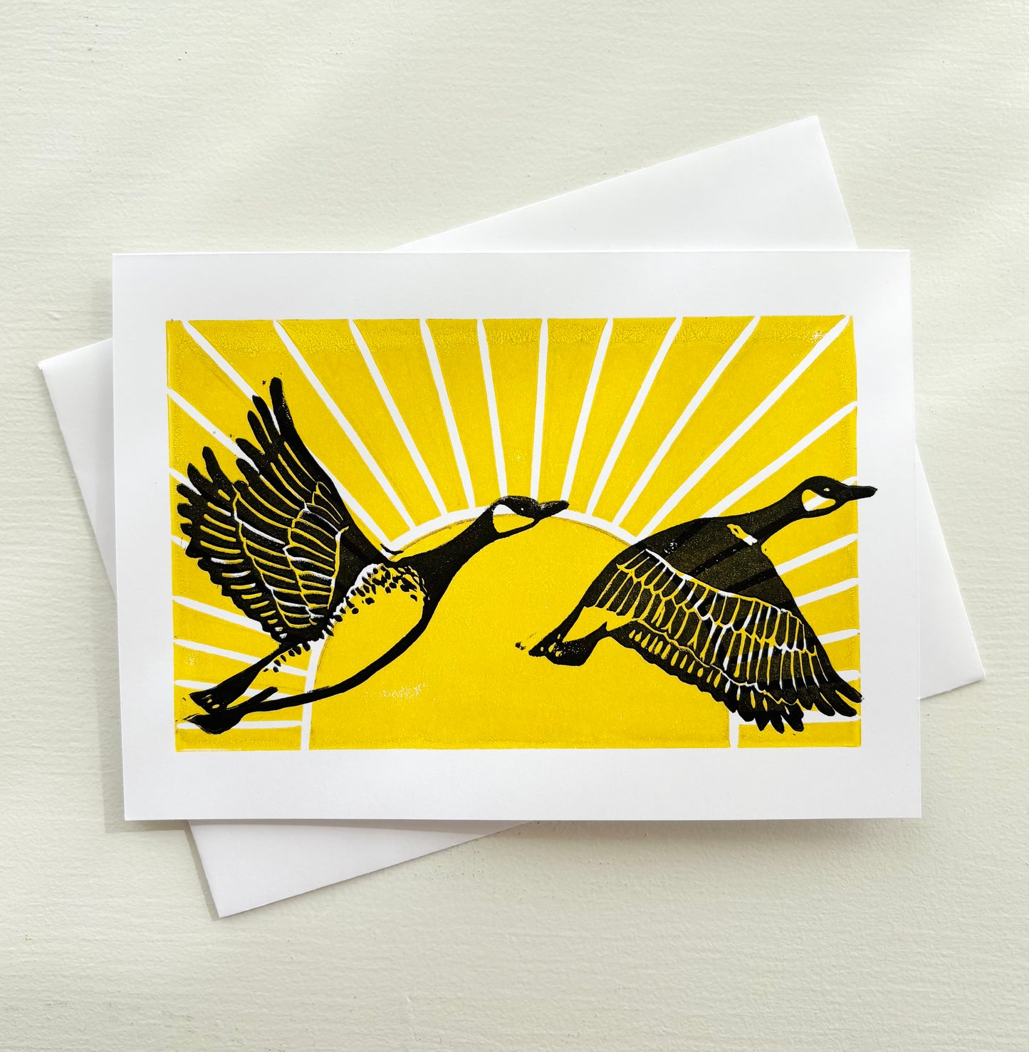 Canada Geese Greeting Card