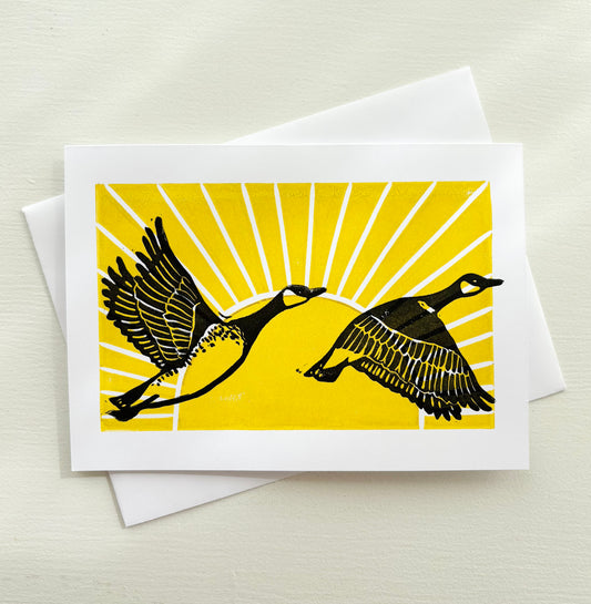 Canada Geese Greeting Card