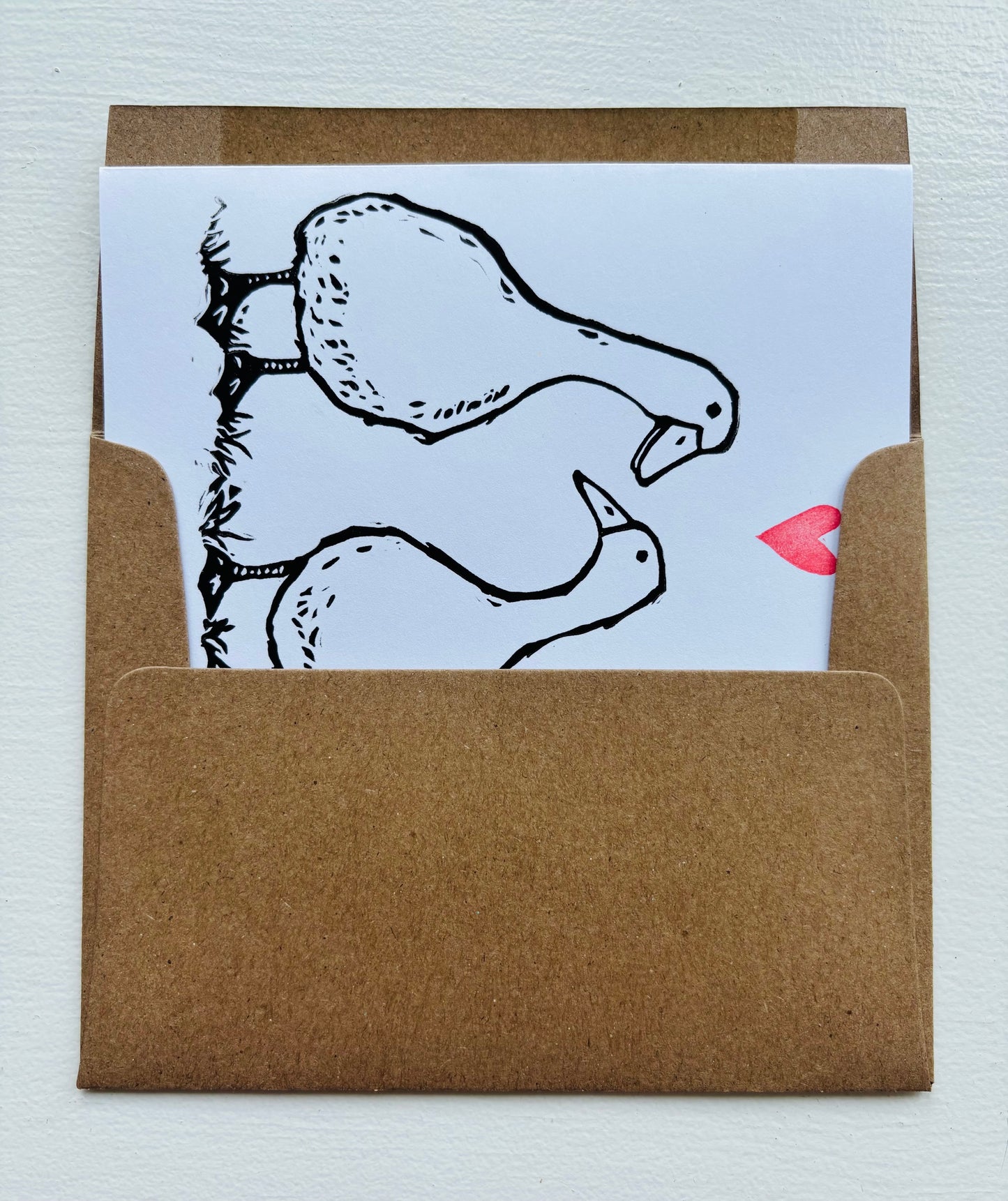 Geese Greeting Card