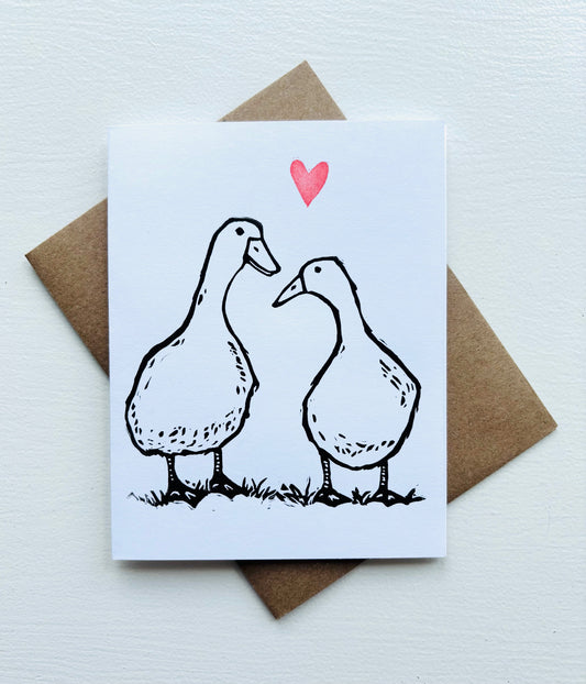 Geese Greeting Card