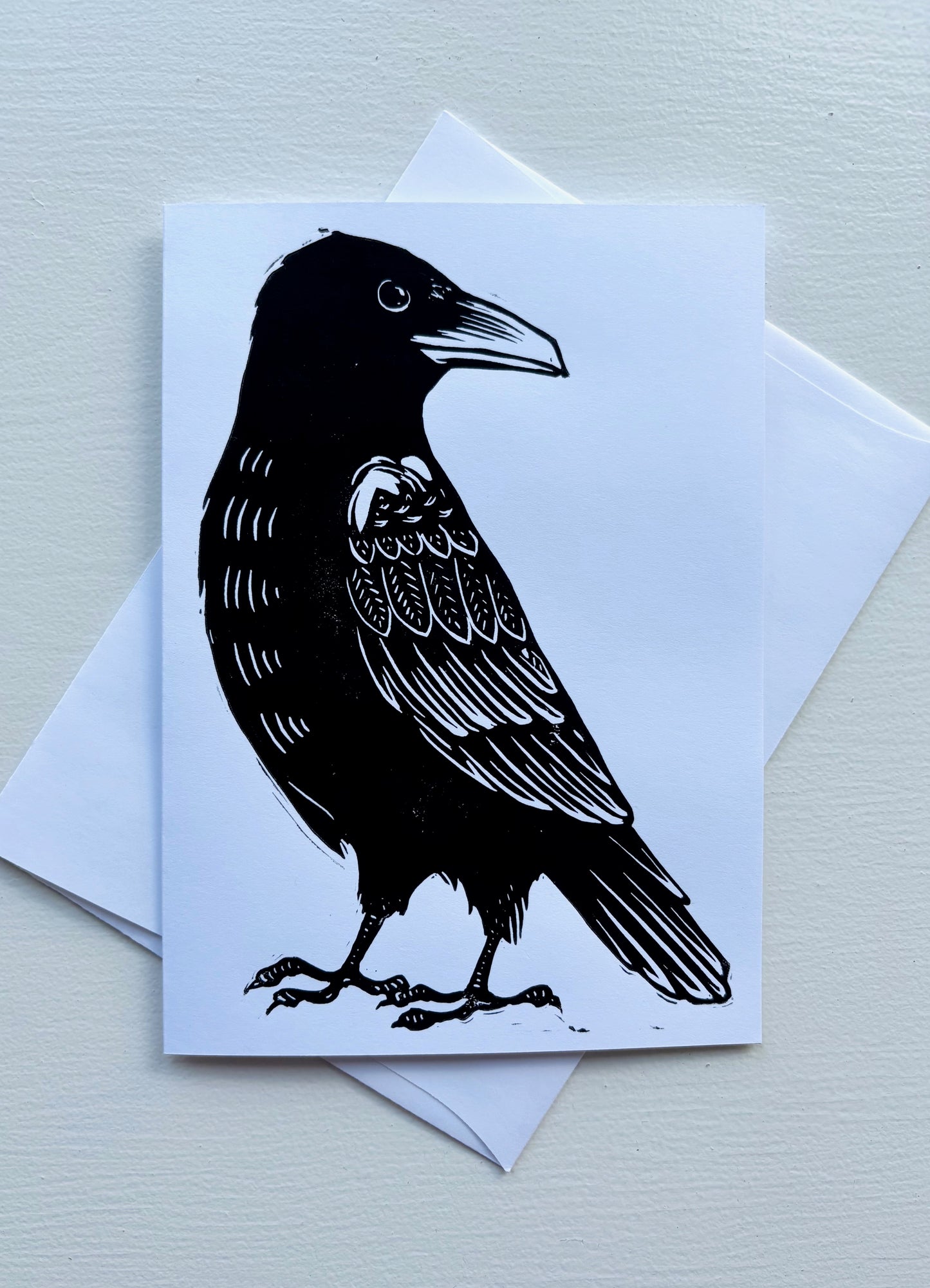 Raven Greeting Card