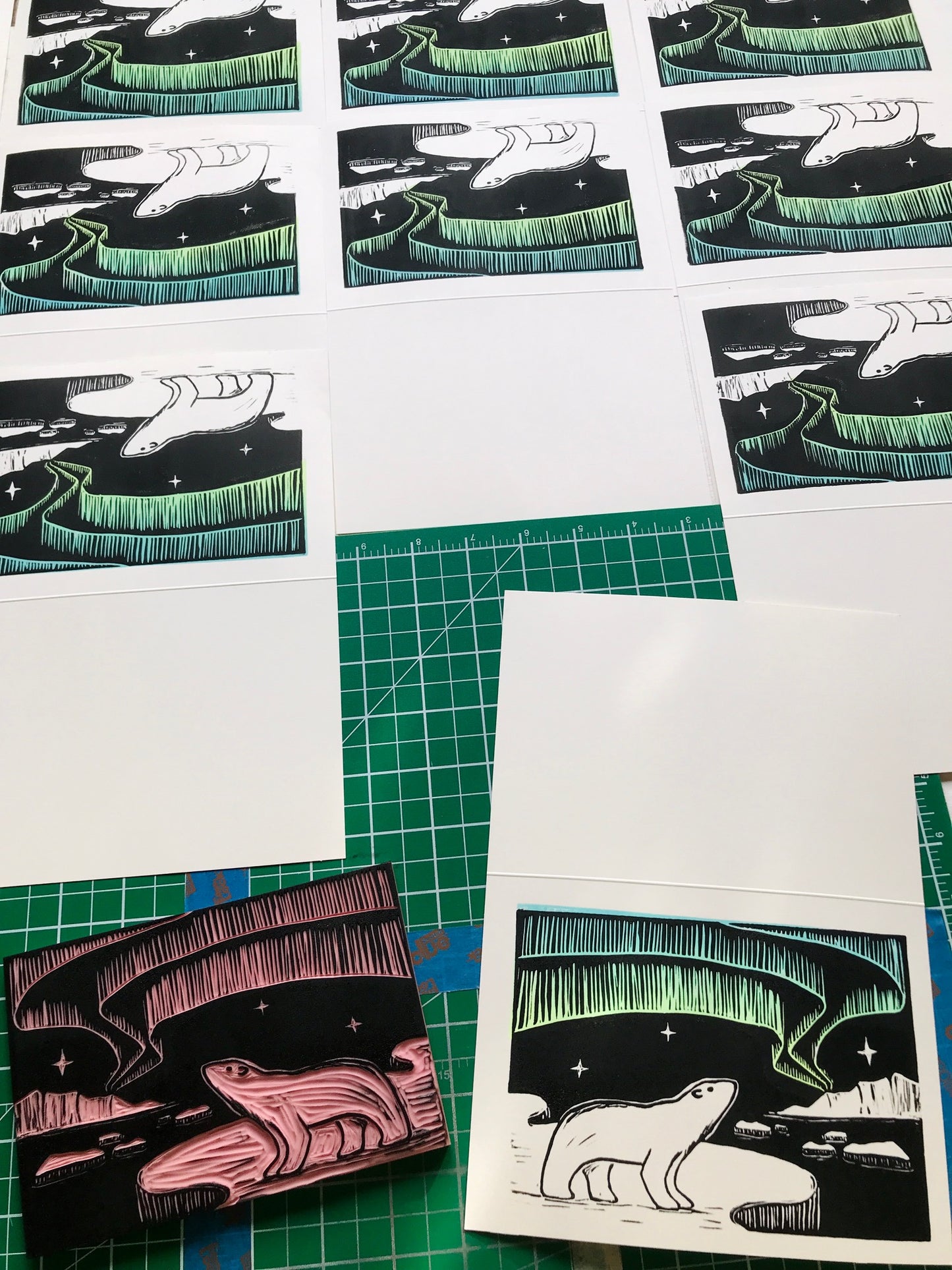 Card Making Linocut Workshop