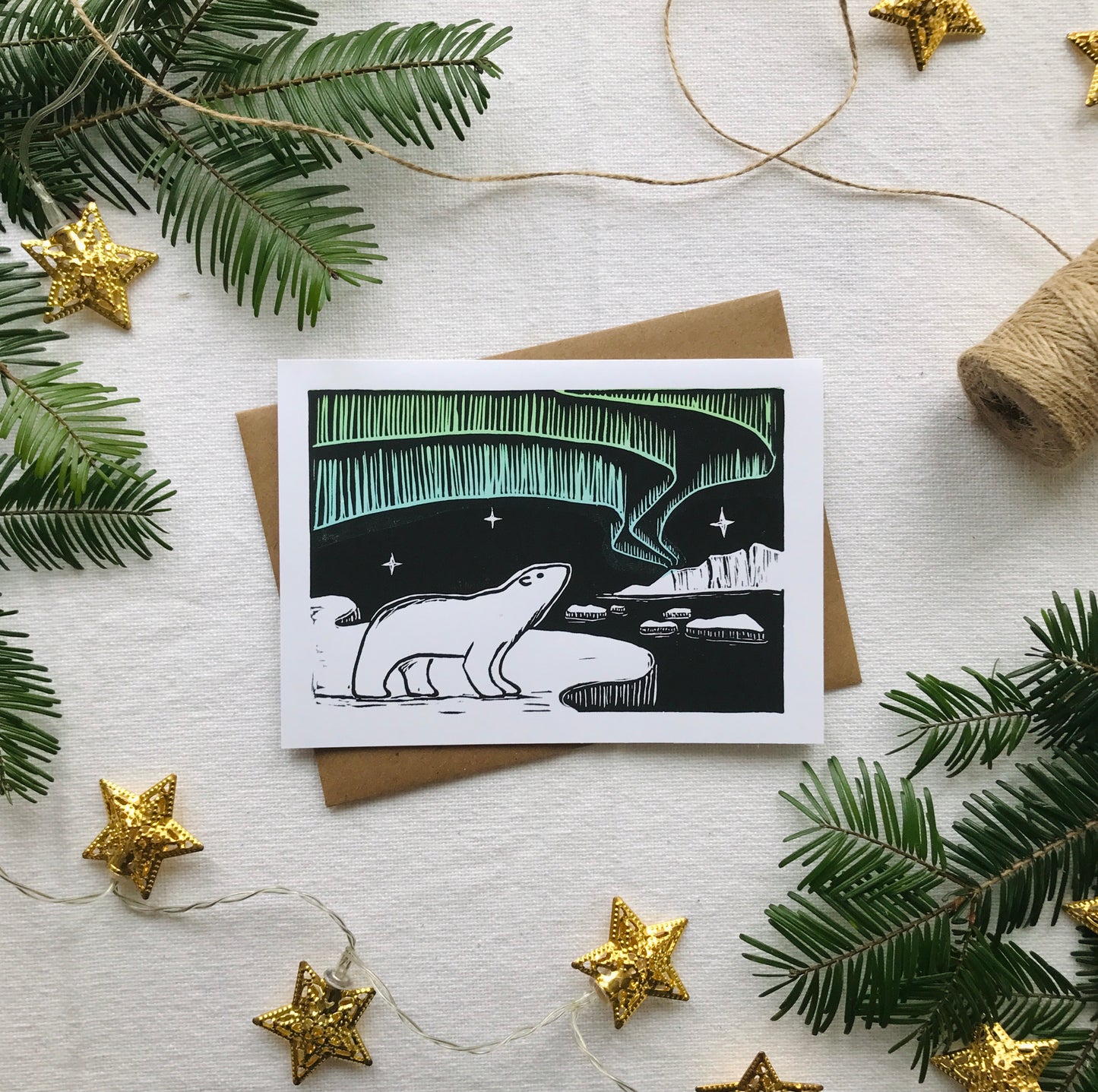 Polar Bear Holiday Card