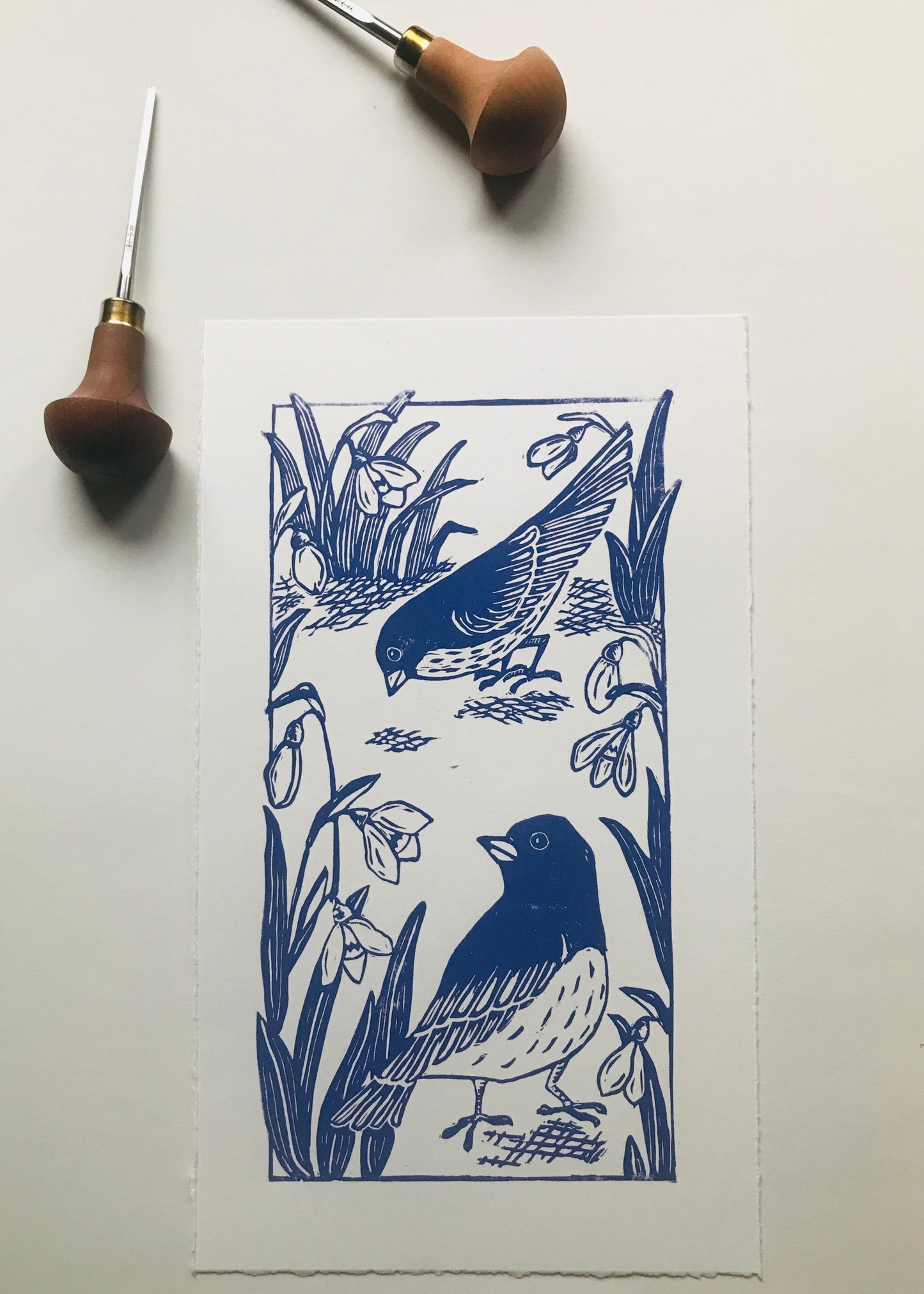 Promise of Spring Linoprint