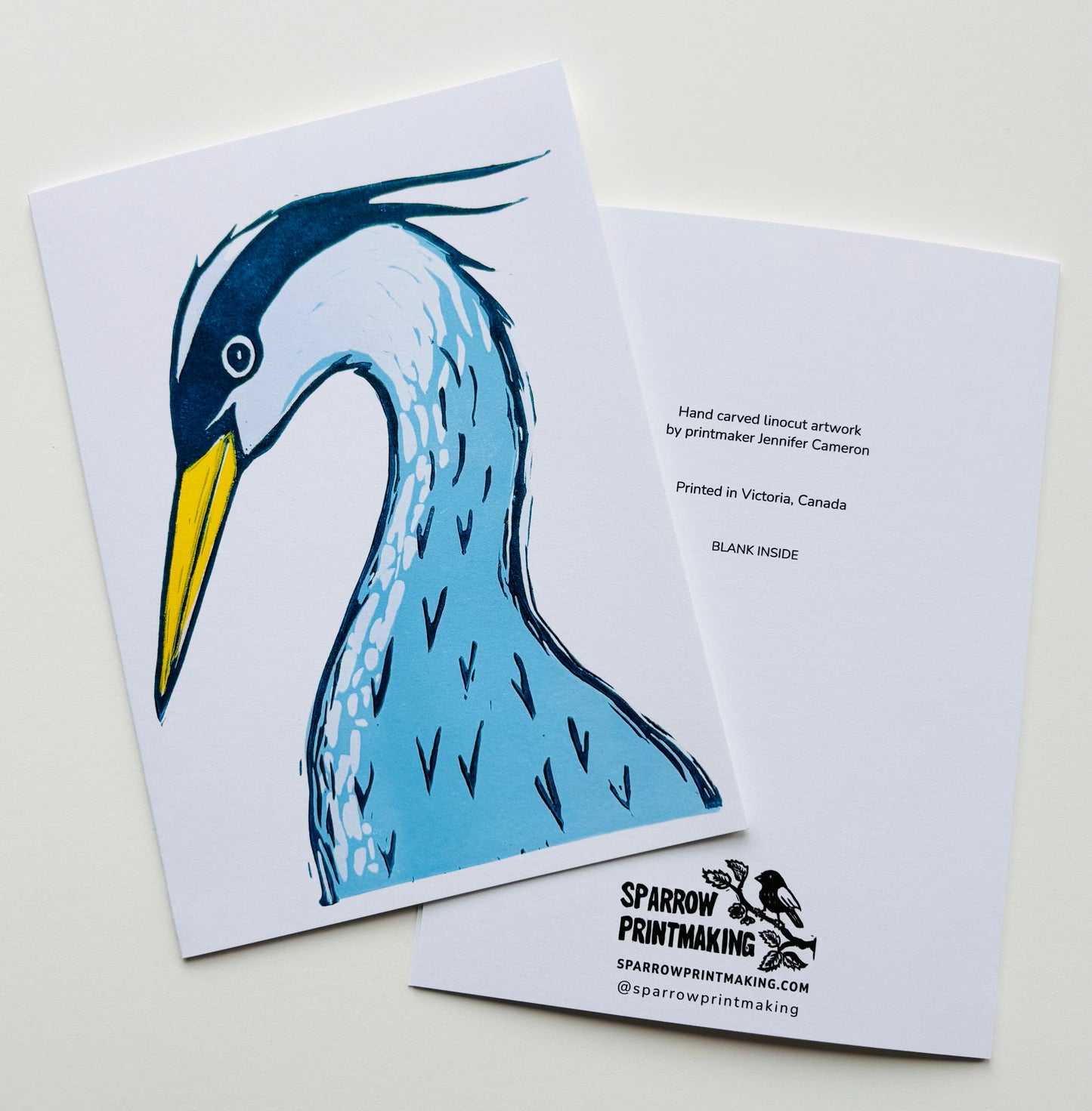 Heron Greeting Card