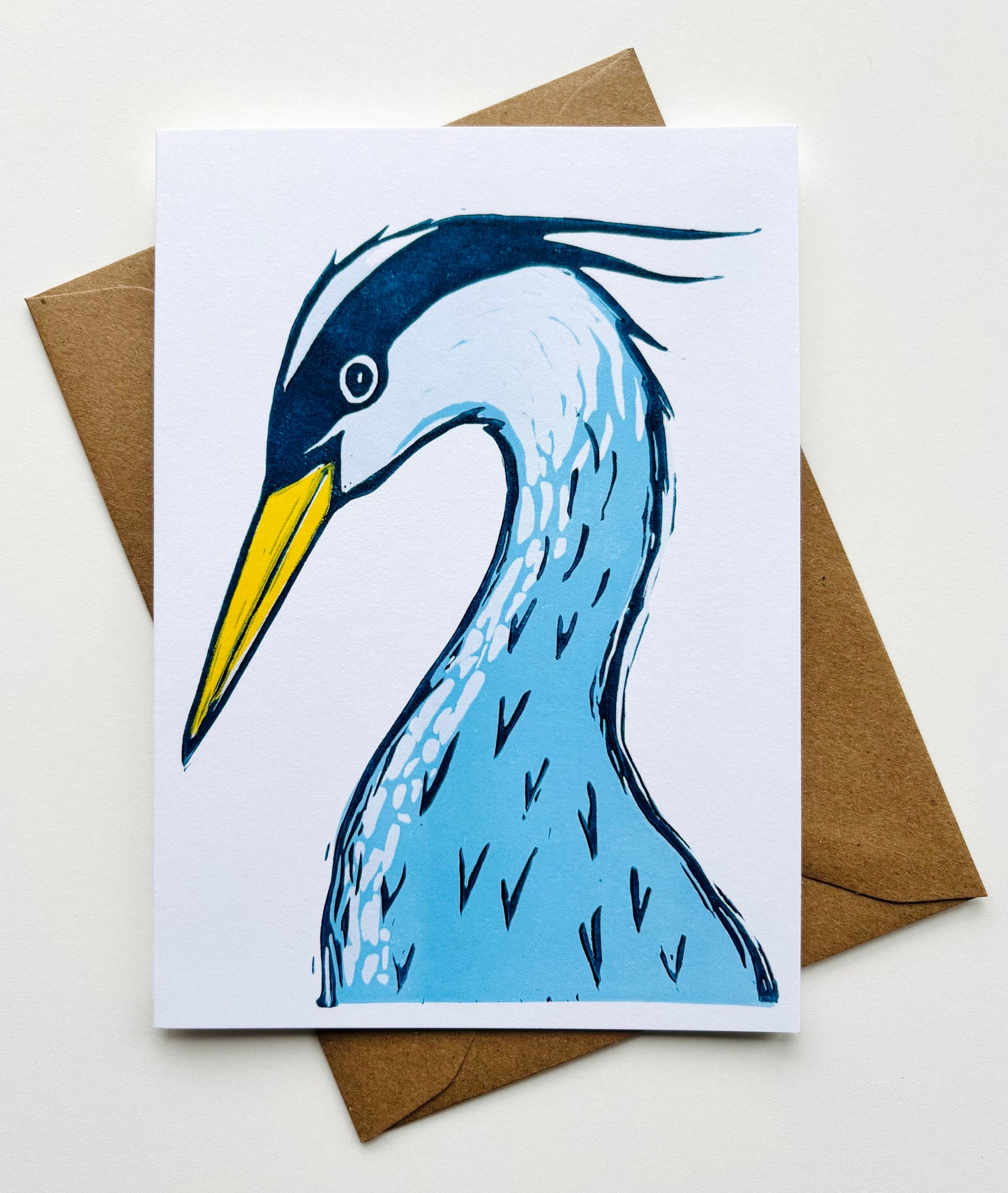 Heron Greeting Card