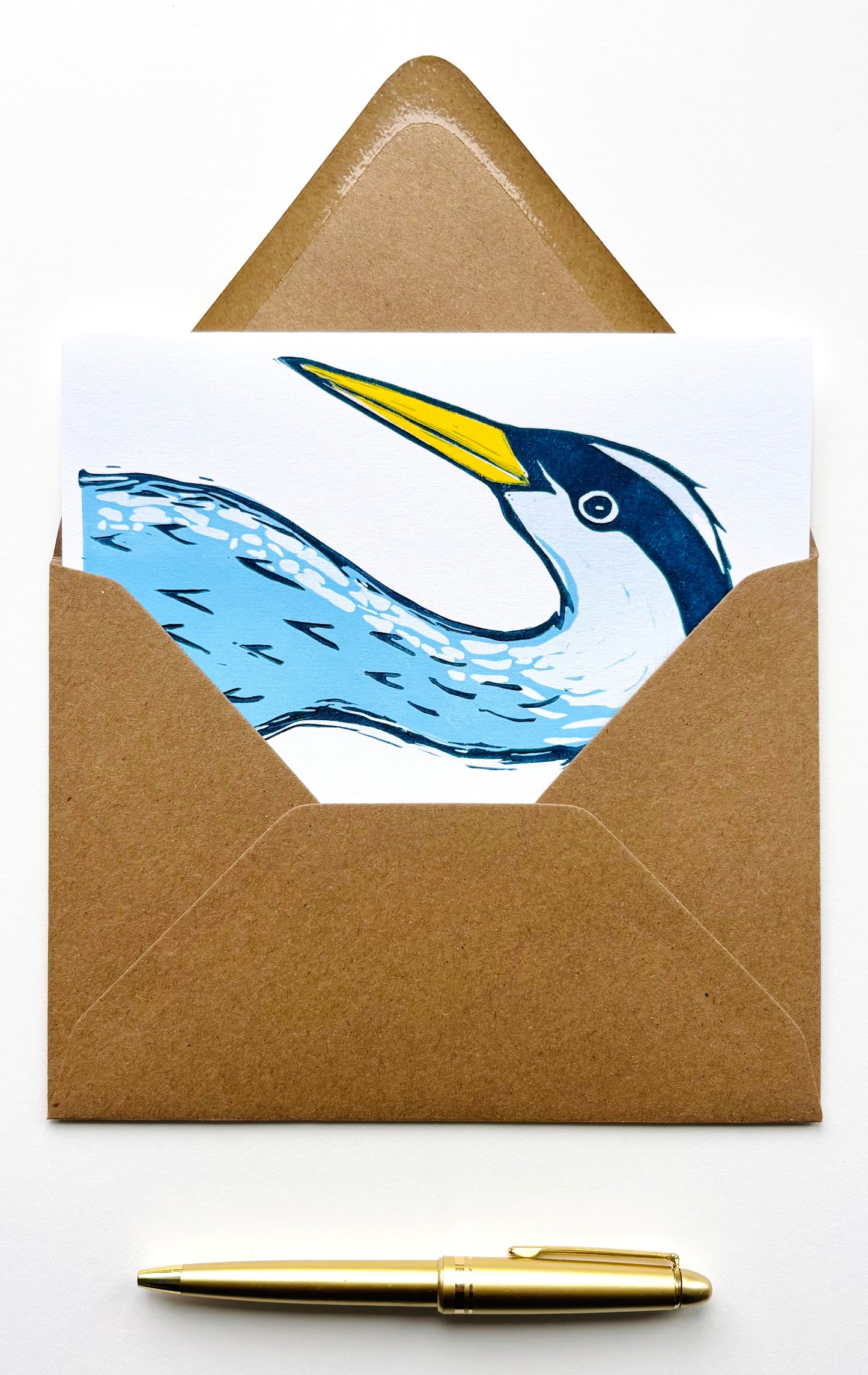 Heron Greeting Card