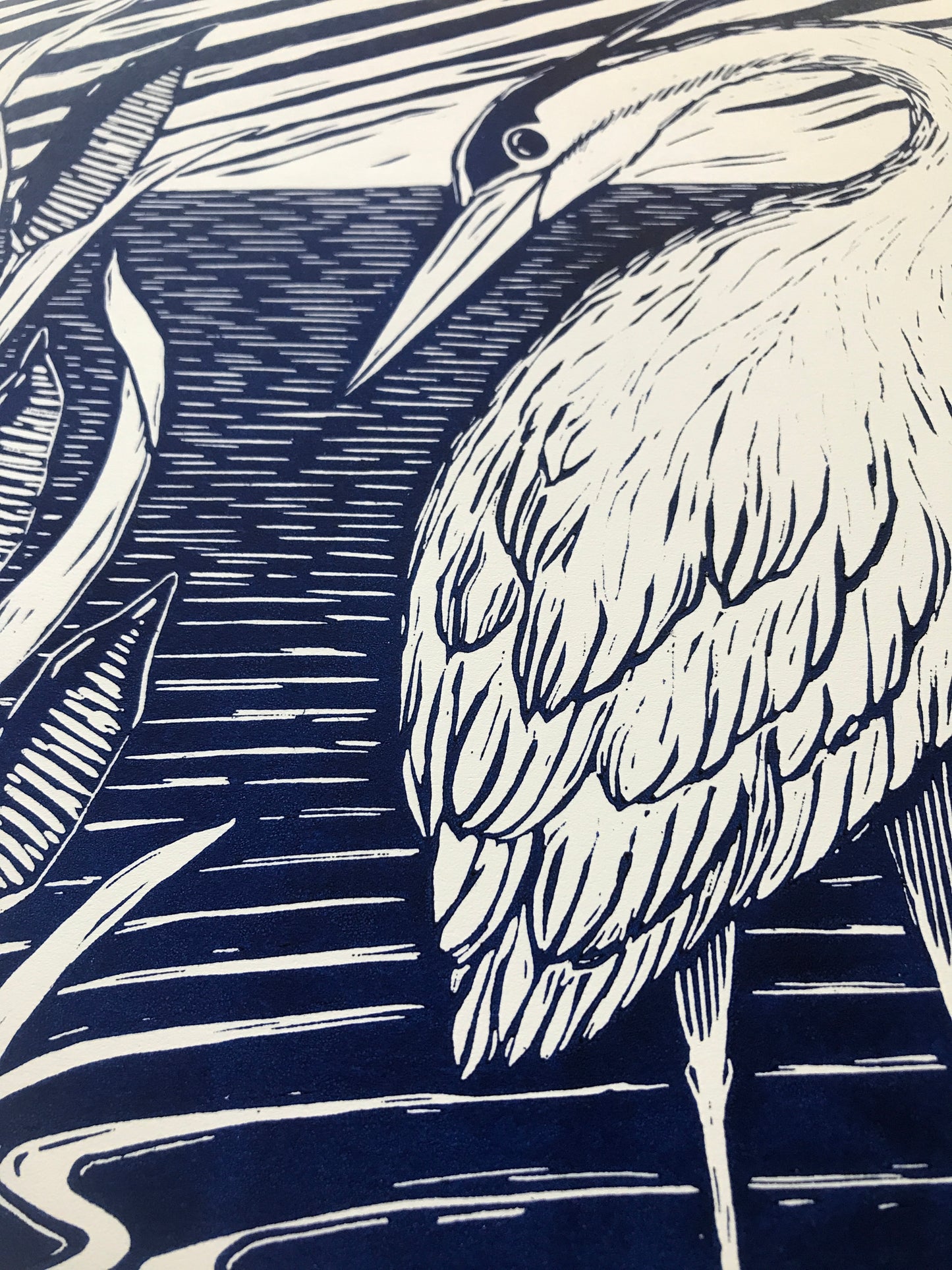 Water's Edge Limited Edition Linoprint