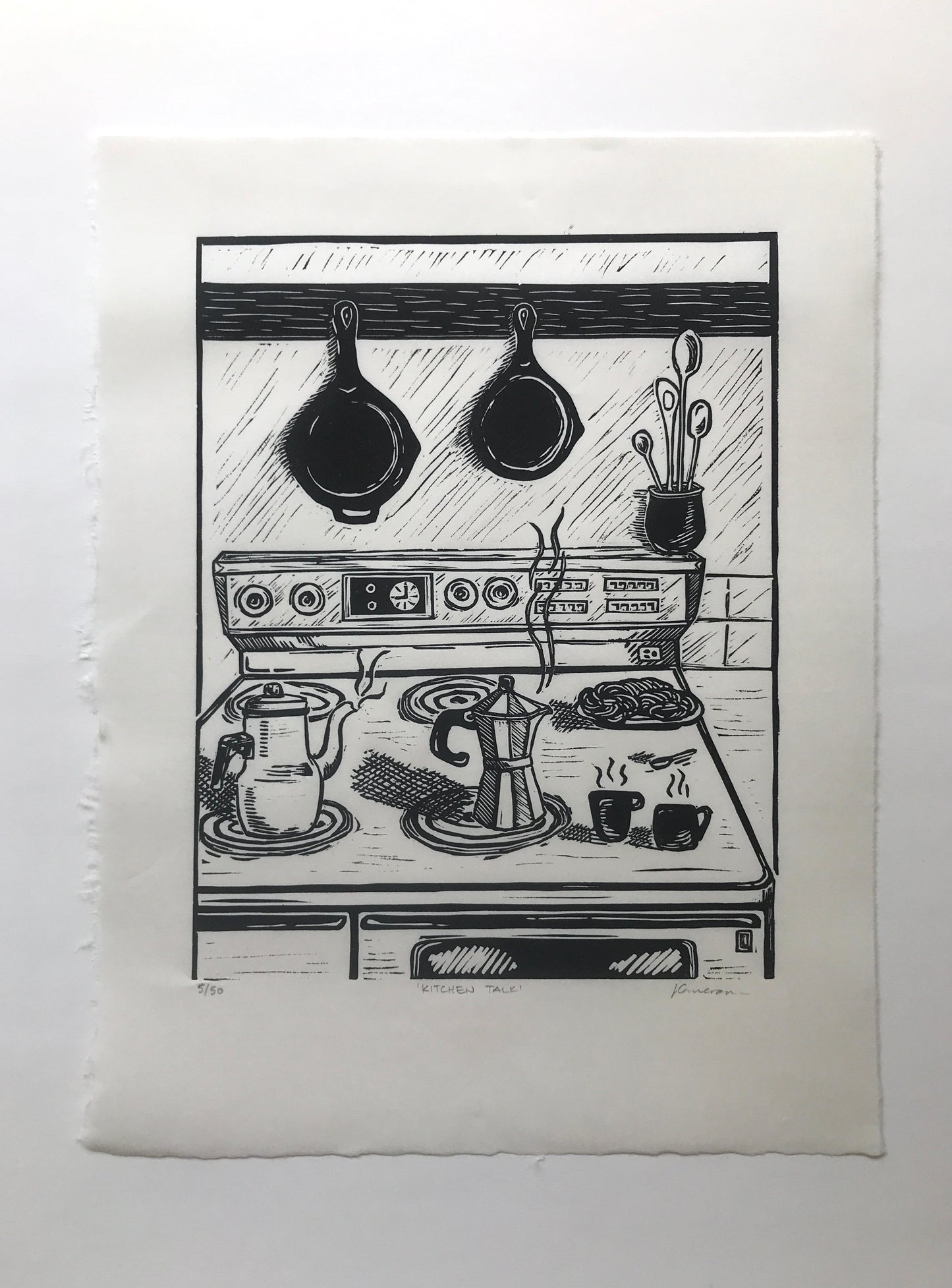 Limited Edition Kitchen Linoprint