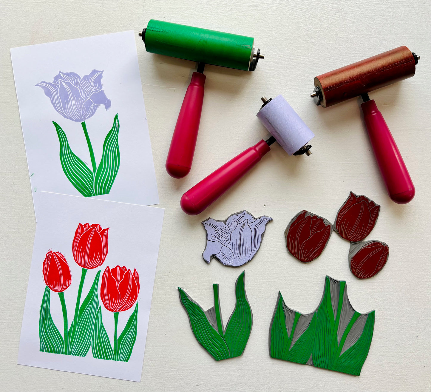 Two-Colour Linocut Workshop