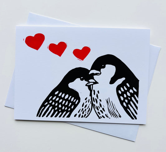 Love Birds Greeting Card