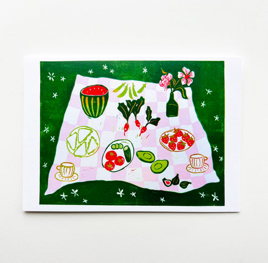 'The Picnic' Greeting Card