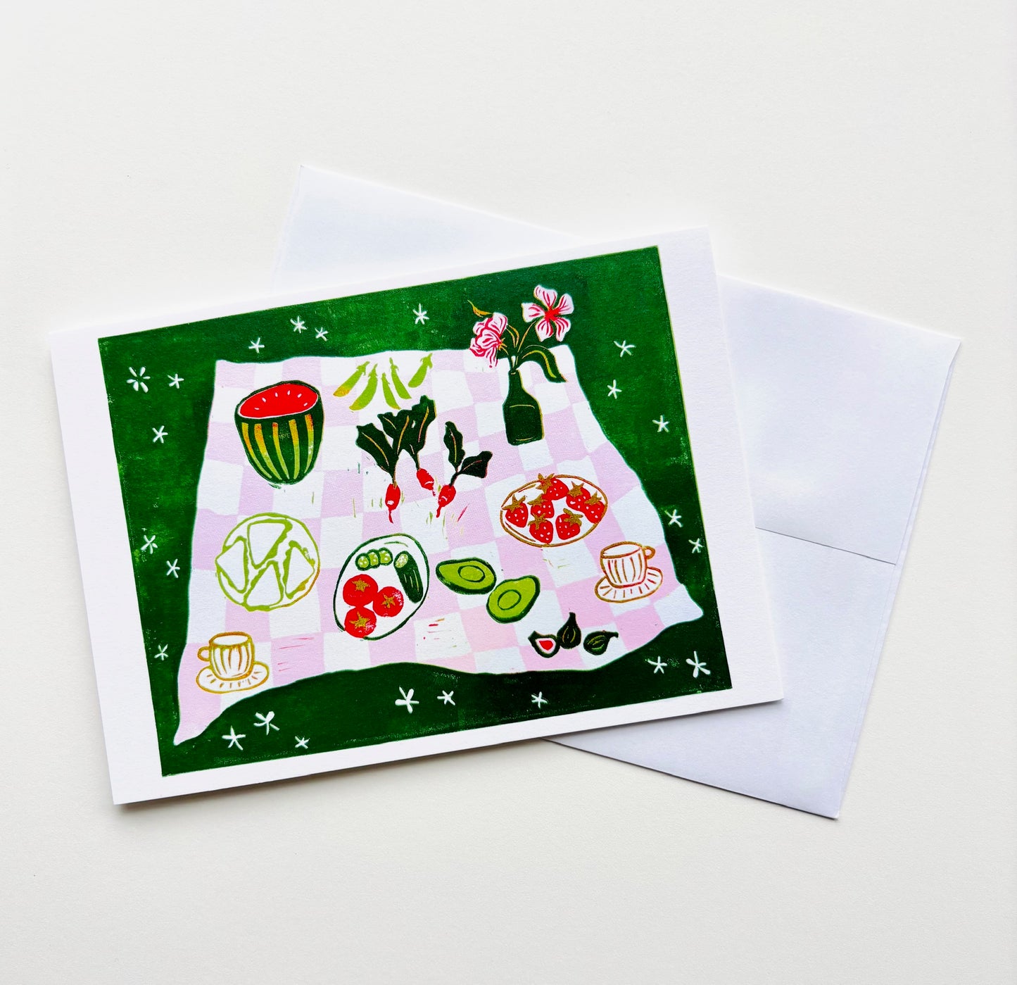 'The Picnic' Greeting Card
