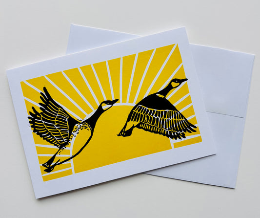 Canada Geese Greeting Card