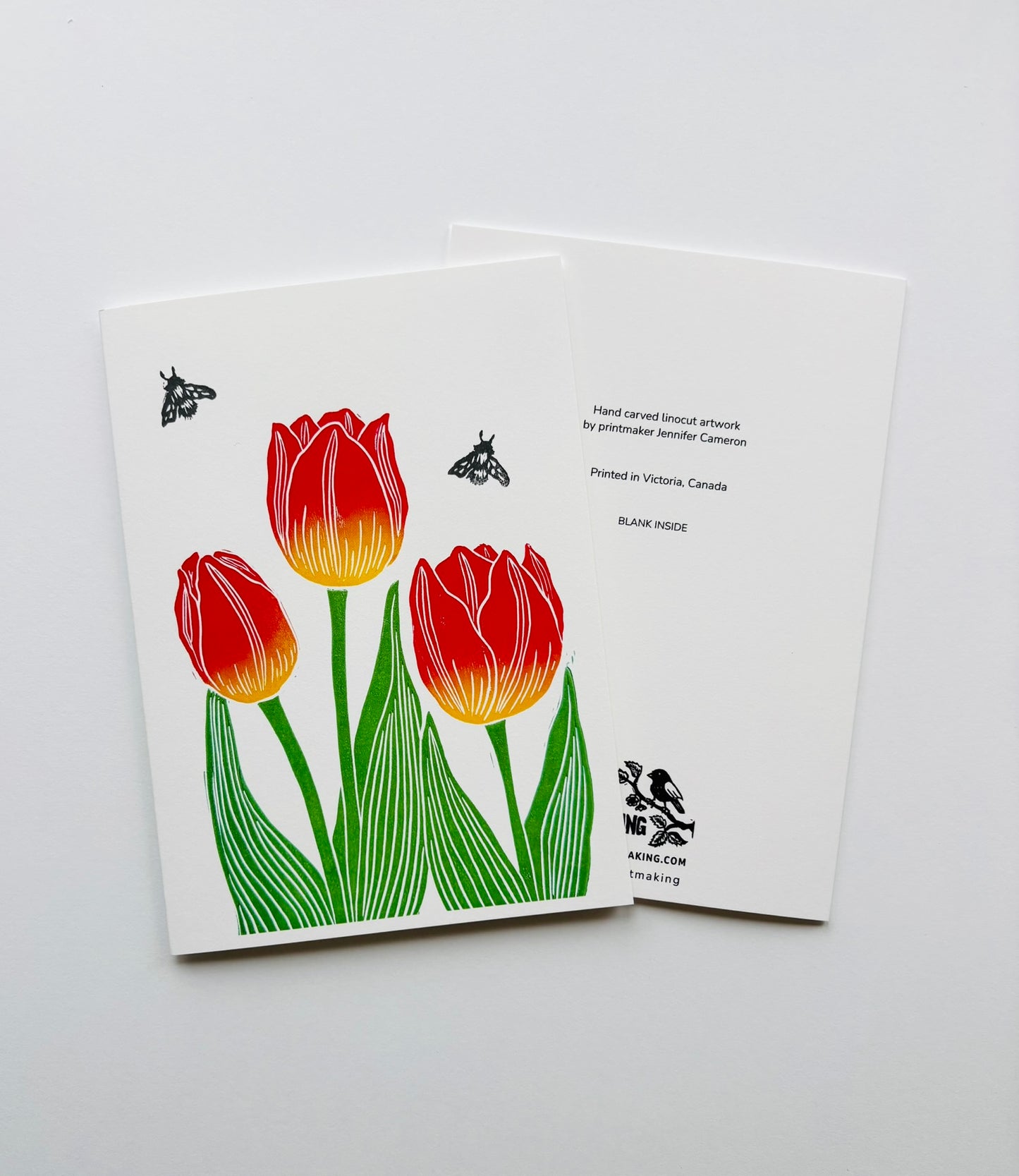 Tulip Garden Greeting Card