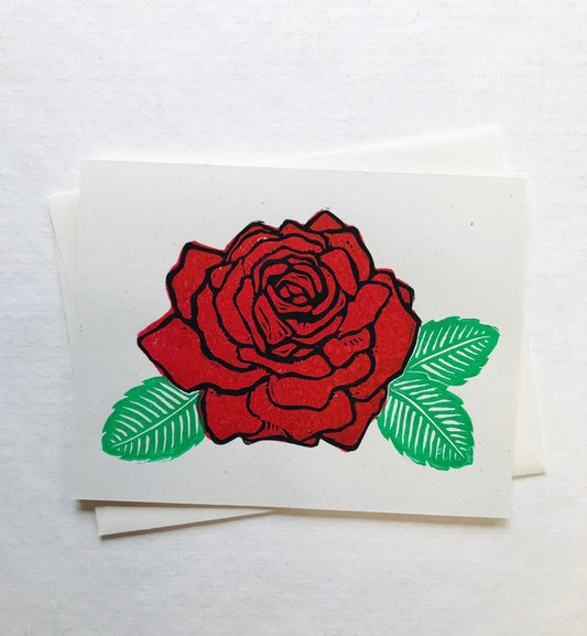 Rose Greeting Card