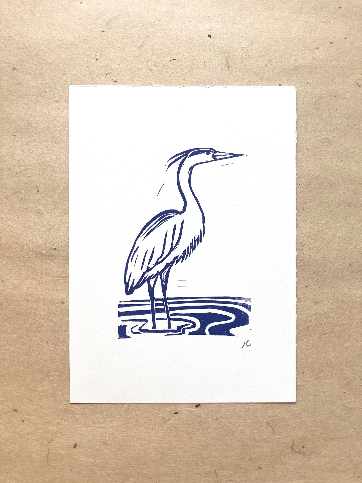 Blue Heron Mini Print